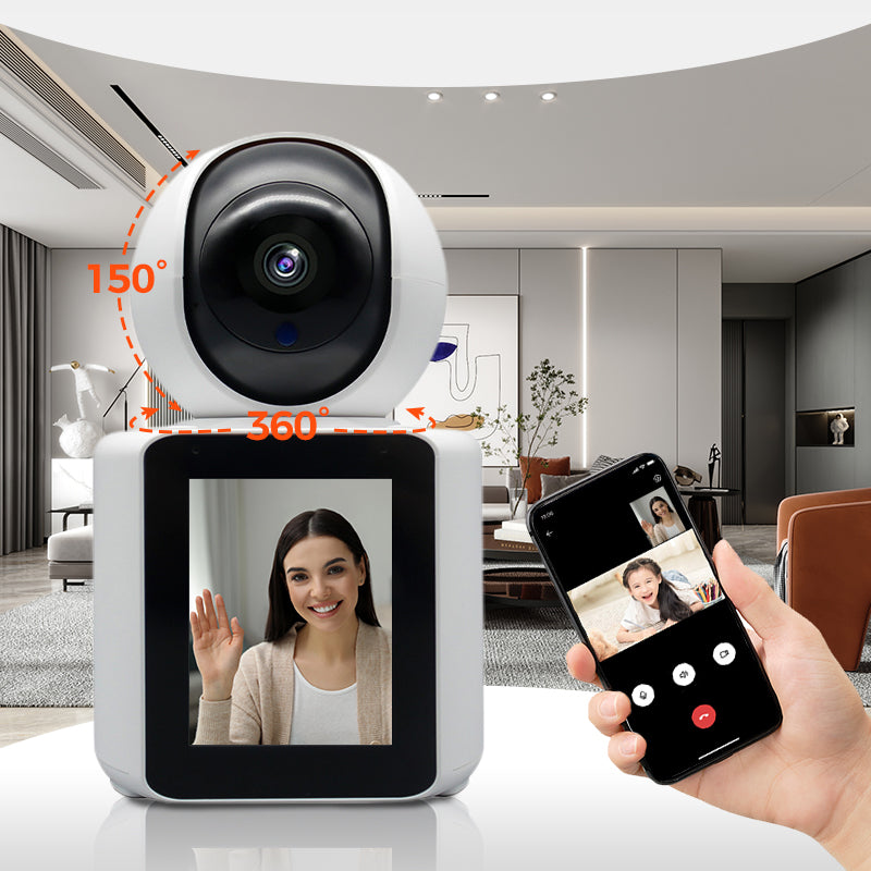 Ingyenes hívások SIM-kártya nélkül 🎉360°Smart biztonsági kamera 🤖 Intelligens kamerák hívásokhoz🔥🔥