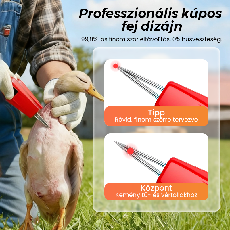 🦆🔥50% KEDVEZMÉNY KORLÁTOTT IDŐRE🔥 🐓 Elektromos baromfi tolltépő