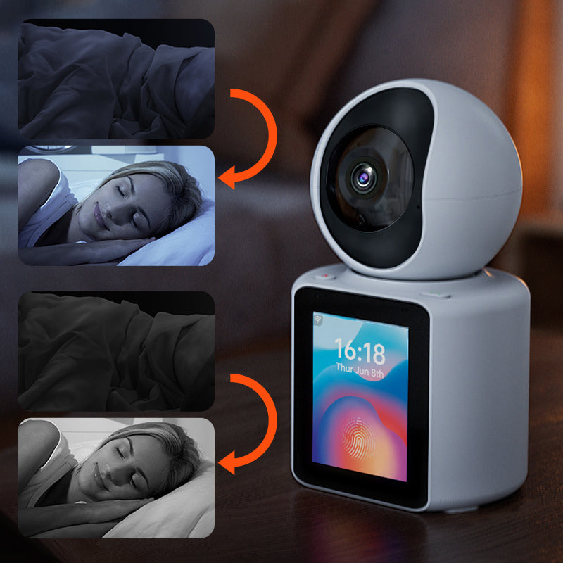 Ingyenes hívások SIM-kártya nélkül 🎉360°Smart biztonsági kamera 🤖 Intelligens kamerák hívásokhoz🔥🔥