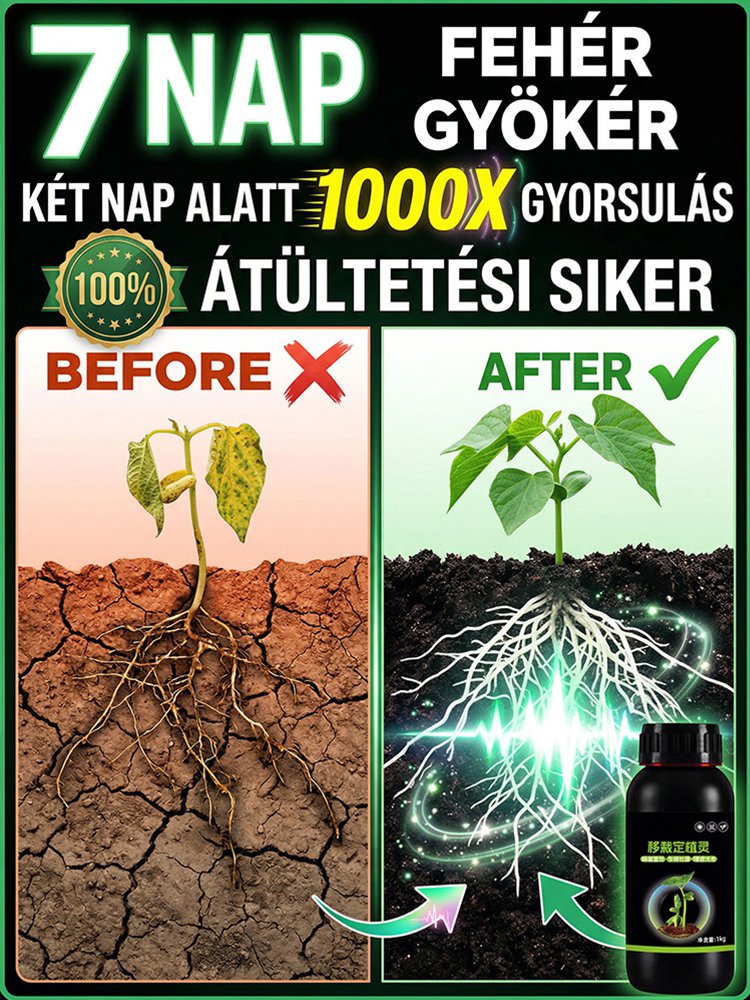 【Élő talajlény】Kertészeti átültetési gyökérnövesztő folyadék