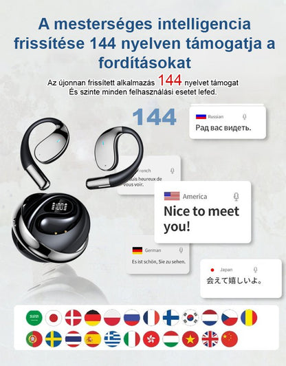 Intelligens AI fordító fülhallgató
