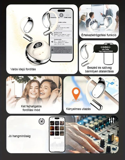 Intelligens AI fordító fülhallgató