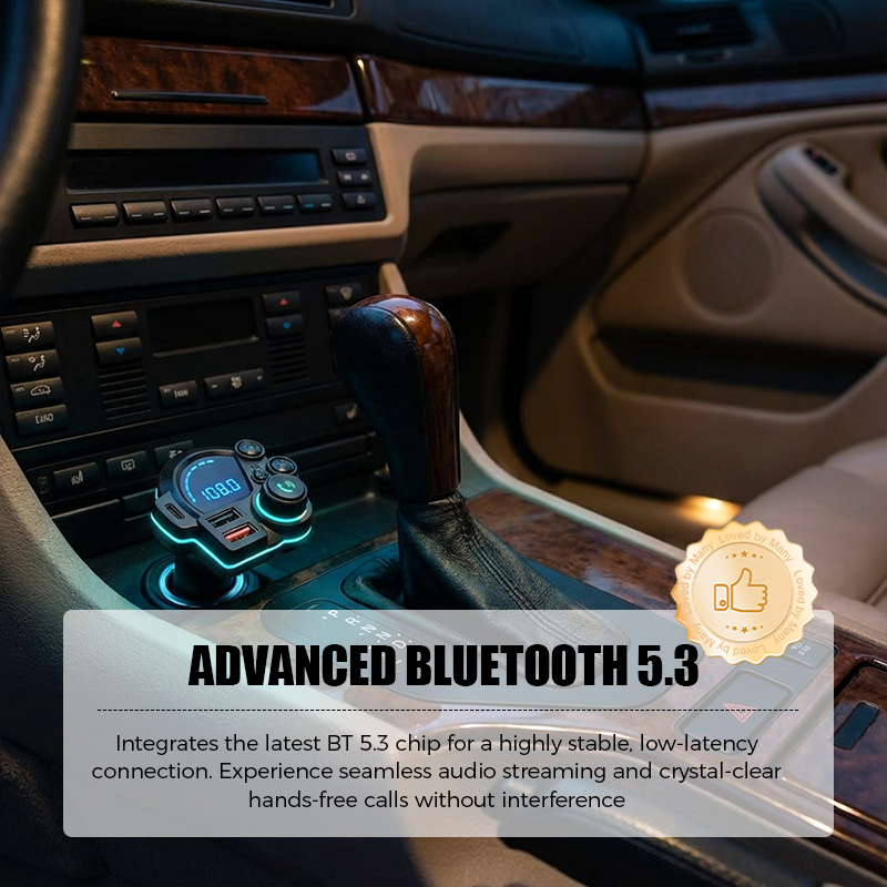 📱📻 Univerzális Kétportos Autós FM Bluetooth Átjátszó 🚗🔊